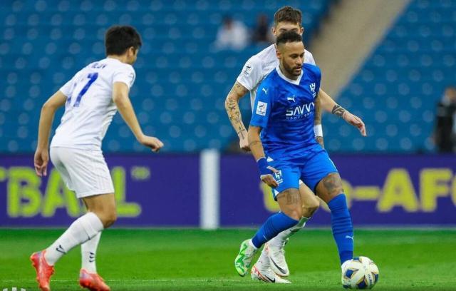 亚冠首秀 首次首发 内马尔染黄 利雅得新月平对手